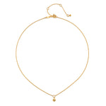 Close-up of the Lucent Spirit Mini Sun Pendant Necklace, emphasizing its intricate design and 18KT gold plating. This eye-catching spiritual jewelry piece embodies the essence of the sun, symbolizing life and creativity, making it a perfect addition to your collection of talismans for meaningful meditation and manifestation.
