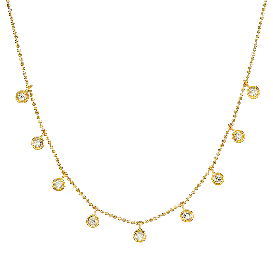 Scatter Joy 14kt Gold Diamond Necklace