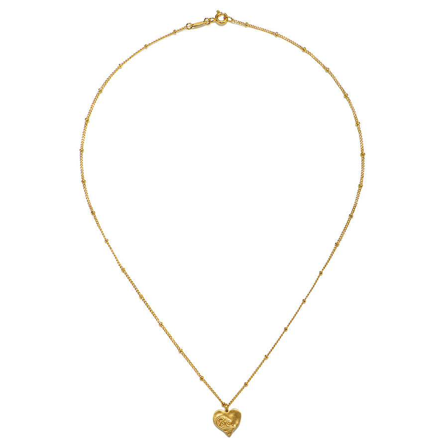 Spirit of Love Gold Heart Necklace