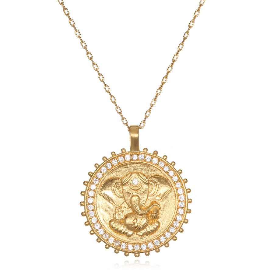 Ganesha Hindu God, Path to Success Necklace - Satya Jewelry