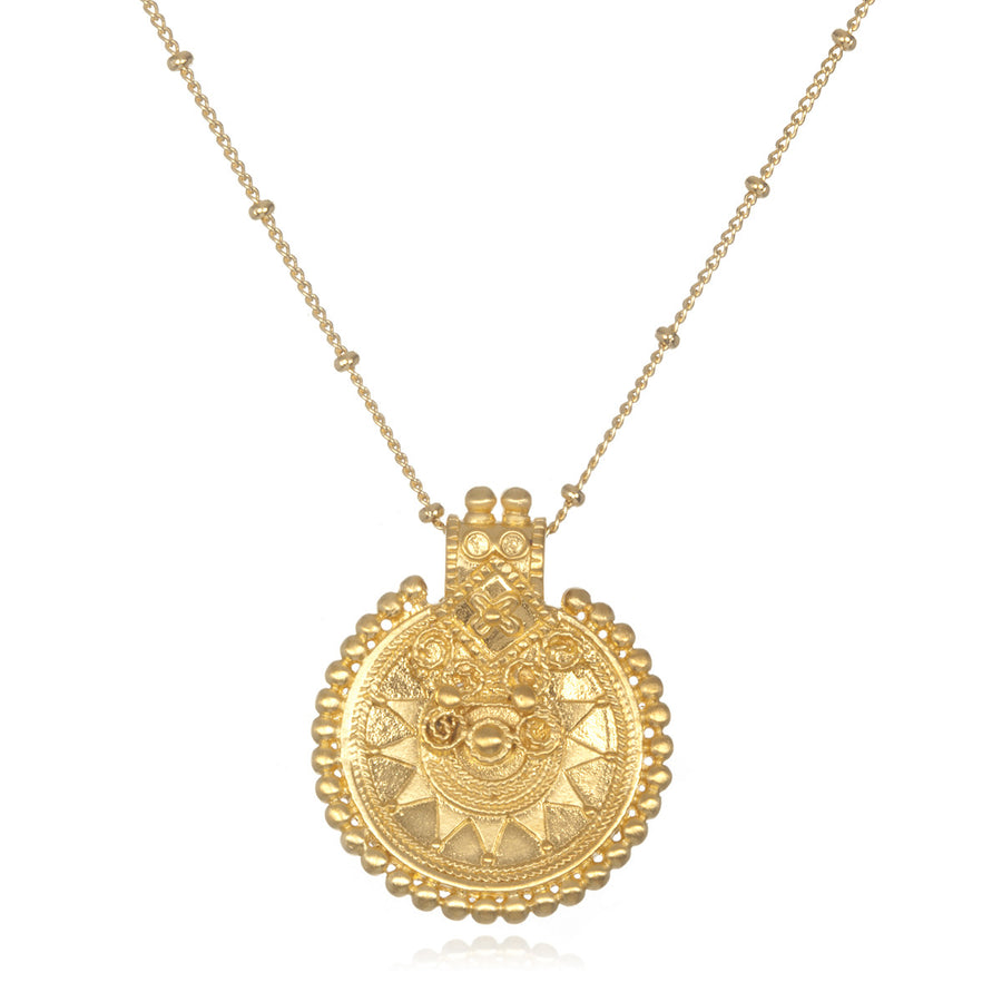 Gold Mandala Necklace - Satya Online