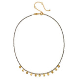 The Mystical Moonlight Necklace displayed with its adjustable chain, highlighting its versatility. This spiritual jewelry piece is perfect for yoga practices and manifestations, symbolizing the moon's nurturing energy.