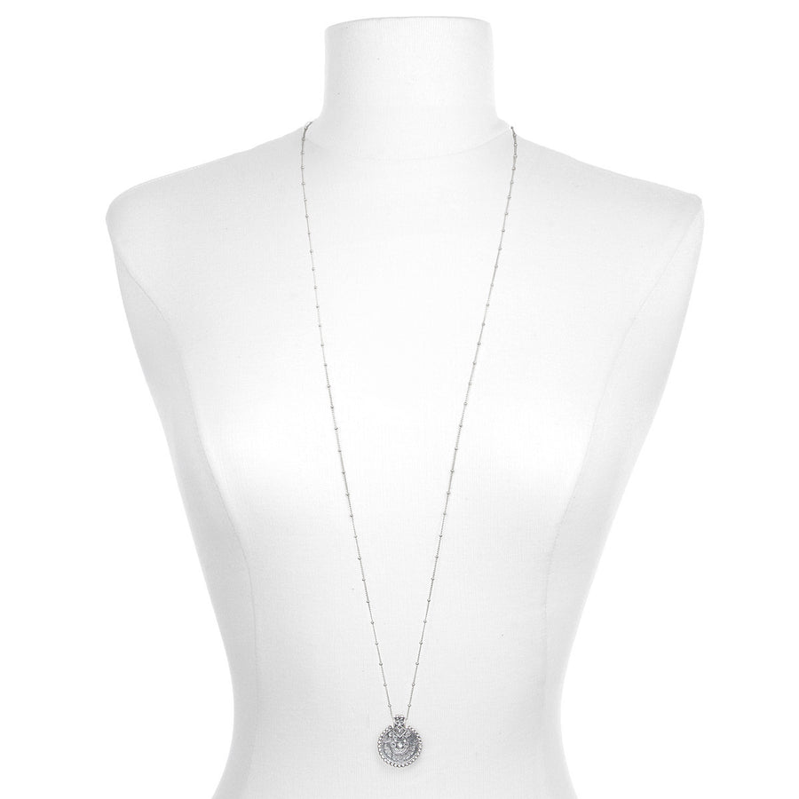 Silver Mandala Necklace - Satya Online