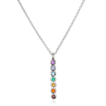 Divine Alignment Gemstone Chakra Necklace