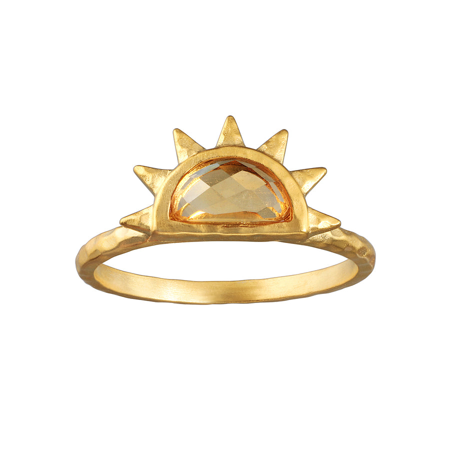 Reclaim Joy Citrine Sunrise Ring