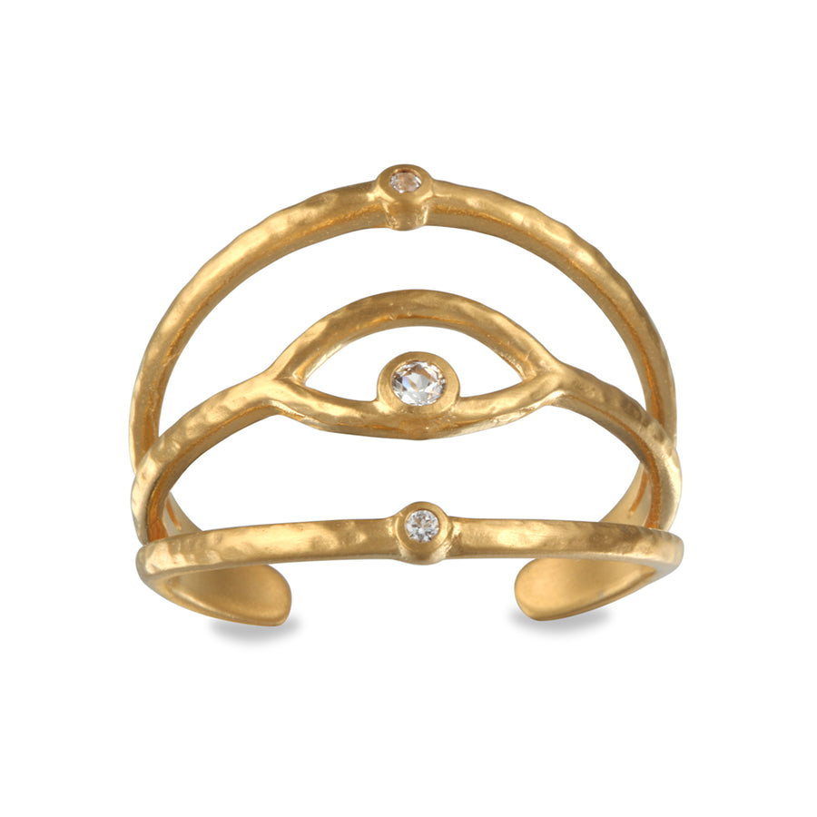 Shielded from Negativity Gold Ring - Satya Jewelry