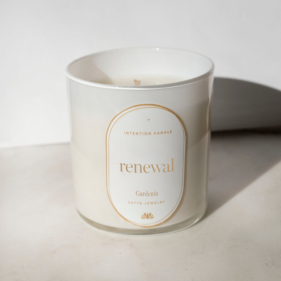 Renewal Gardenia Intention Candle
