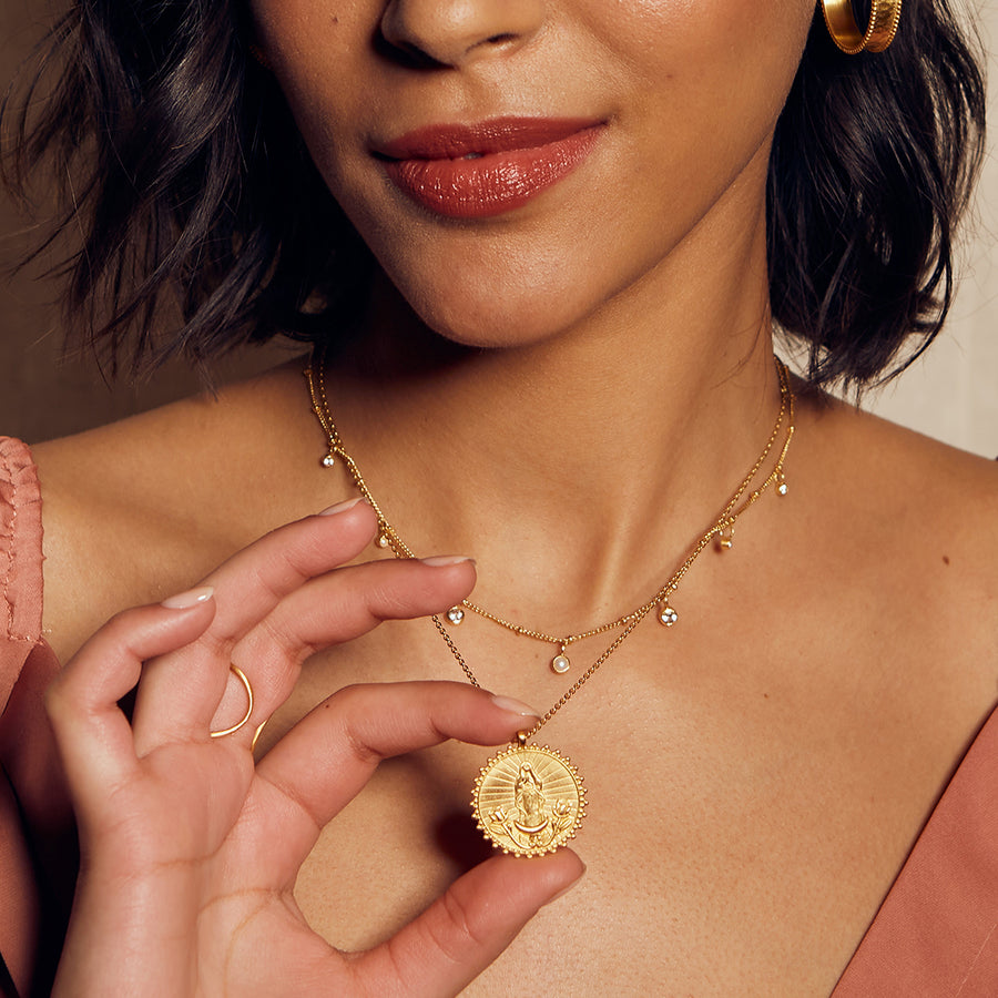 Guadalupe Medallion Necklace – Quintas PH
