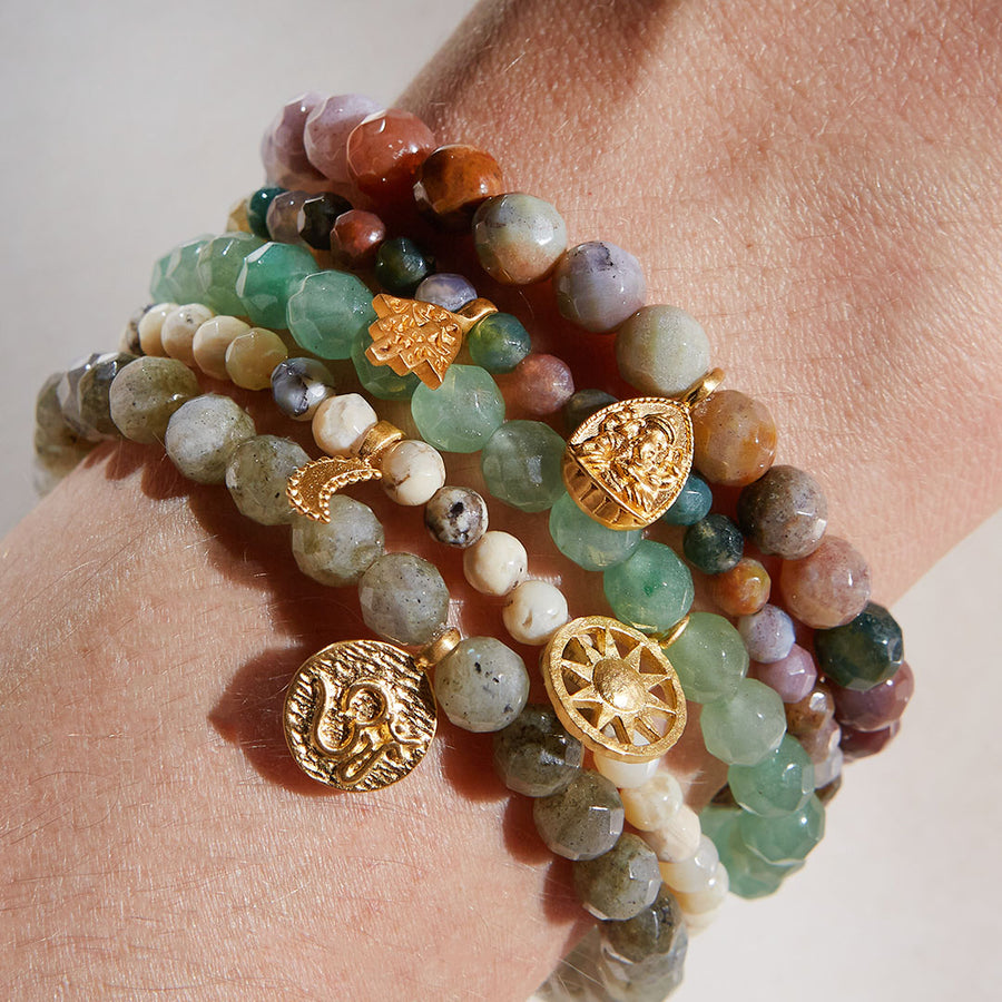 Inner Harmony Sun Aventurine Gemstone Bracelet