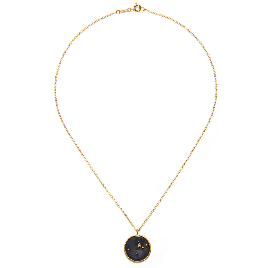 Aquarius Zodiac Necklace - Satya Online