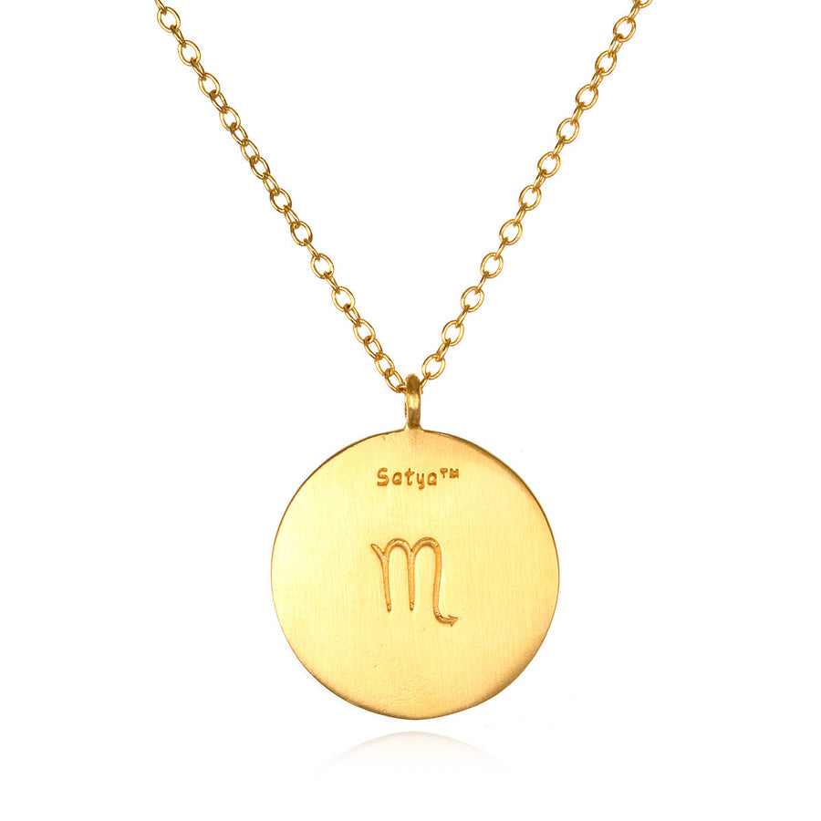 Scorpio Zodiac Necklace - Satya Online