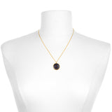 Minimalistic Cancer Zodiac Necklace displayed on a mannequin, showcasing its meaningful design dedicated to the zodiac, suitable for meditation and yoga practices.