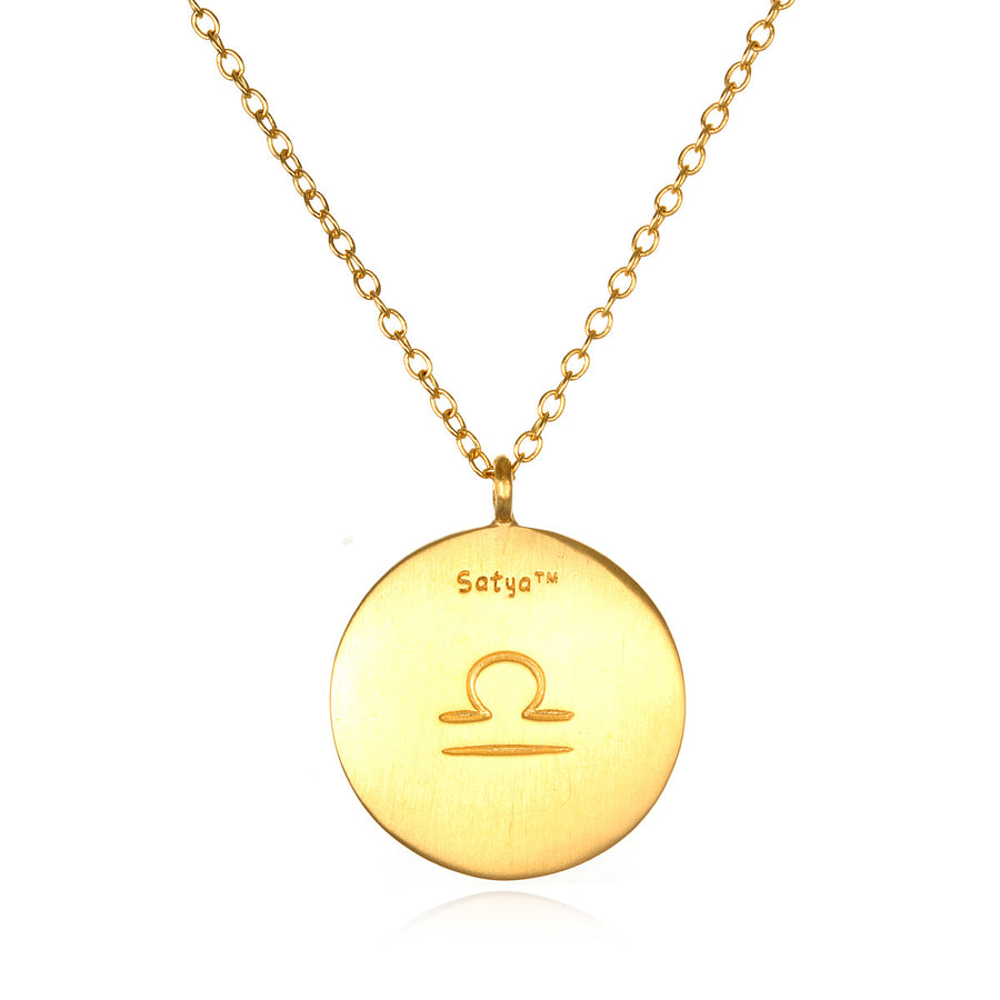 Libra Zodiac Necklace - Main Image